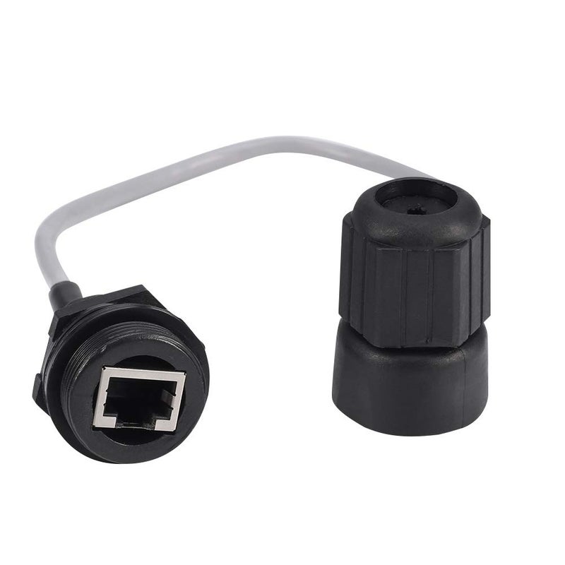 ANMBEST 5PCS M25 RJ45 Waterproof Cat5/5e/6 8P8C Connector IP67 Ethernet LAN Cable Connector Double Head with Shield Cat5E Network Cable Outdoor LAN Coupler Adapter Male to Female - Image 2